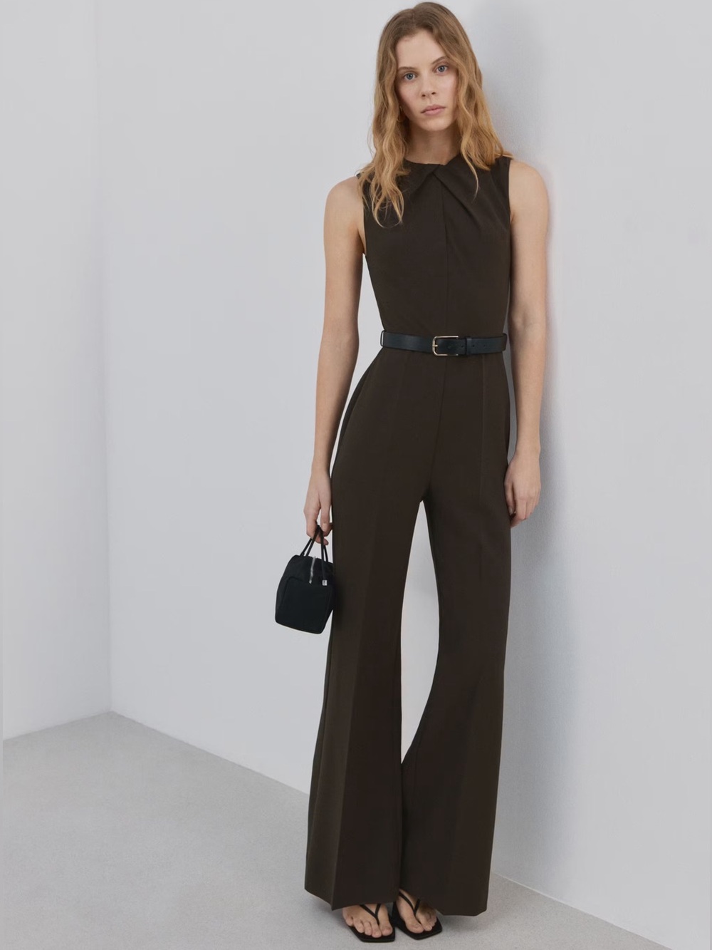 🔥NWT Jumpsuit with Belt